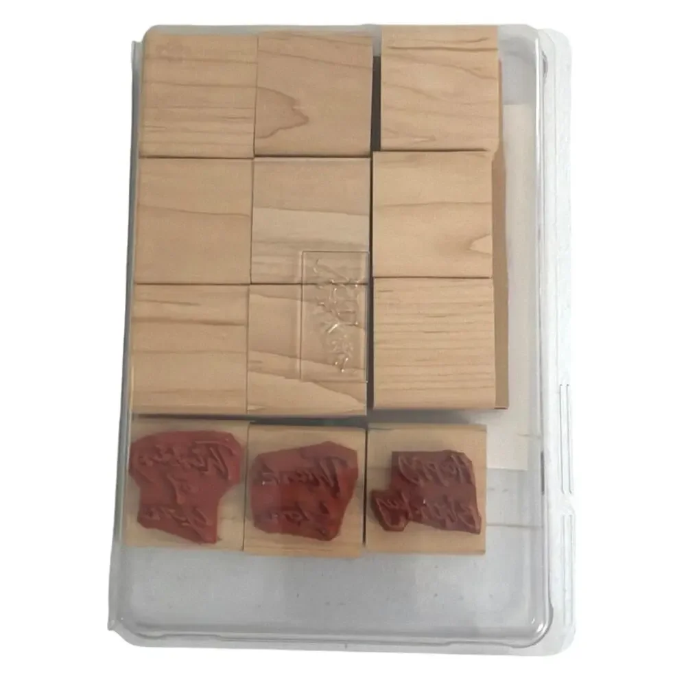 Stampin’ Up set of 12 rubber stamps simple sketches collection